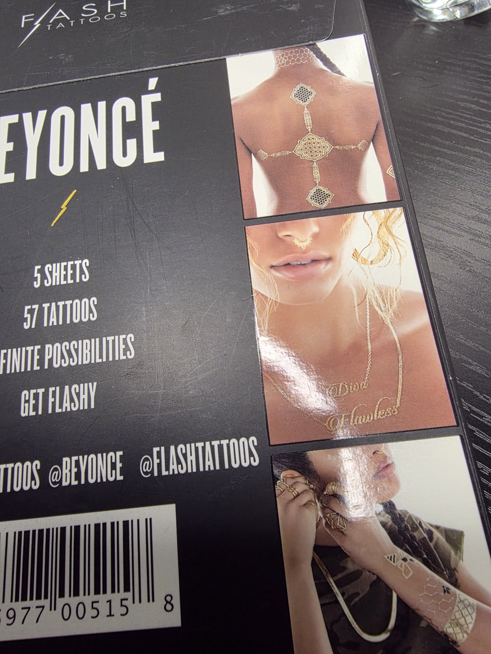 Beyonce X Flash Tattoos - Temporary - Picture 4 of 5